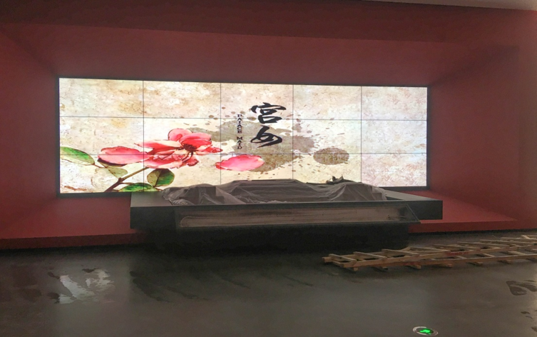 陕西省历史博物馆某展厅3x5液晶拼接屏项目